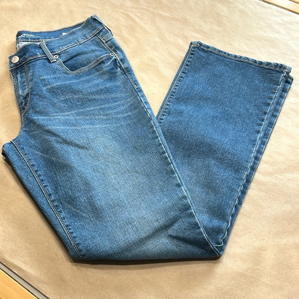 Old Navy Original Mid Rise Straight Leg Jean Sz 4 Short - Picture 3 of 12